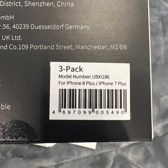 Unbreakable tempered glass screen protectors - two 2 iphone 8 plus / 7 plus - Picture 4 of 8